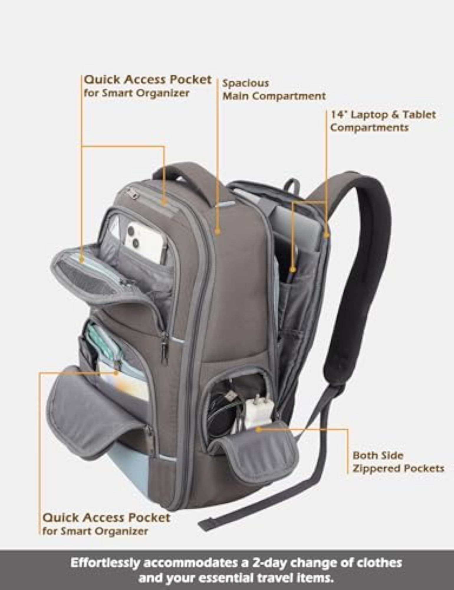 Business Elite Multifunctional Laptop Backpack